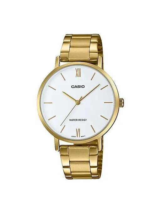 Часы CASIO Waterproof White Watch Dial White Analog — изображение 1 из 3, оттенок белый