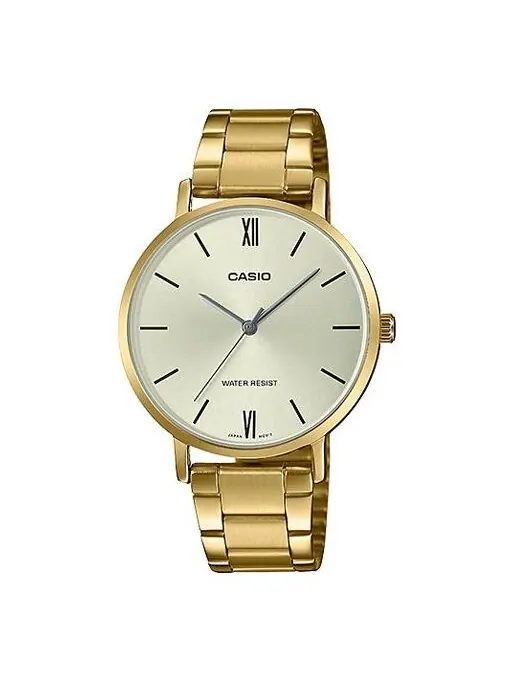 Часы CASIO DRESS Series Waterproof Gold Analog — изображение 1 из 4, оттенок золото