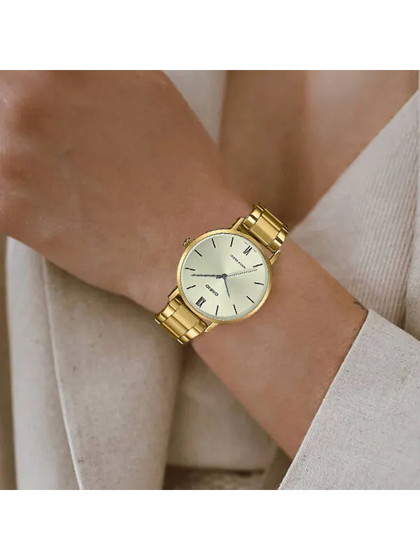 Часы CASIO DRESS Series Waterproof Gold Analog — изображение 2 из 4, оттенок золото