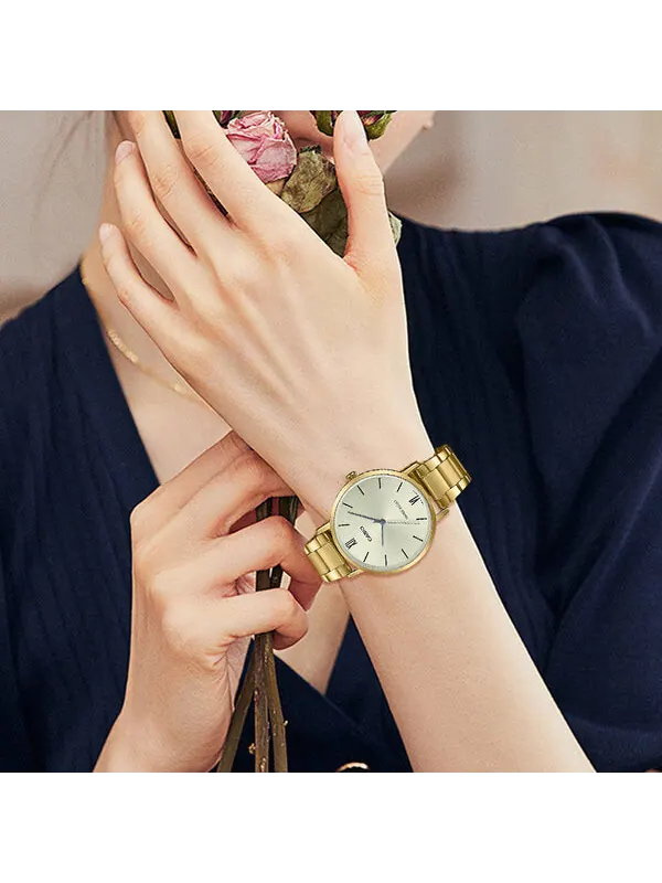 Часы CASIO DRESS Series Waterproof Gold Analog — изображение 3 из 4, оттенок золото