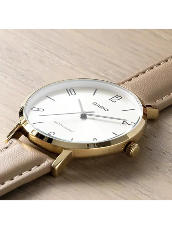 Часы CASIO Dress Series Classic Minimalistic Exquisite Fashion Champagne Watch 34mm Waterproof — изображение 3 из 4