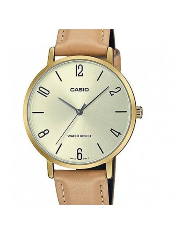 Часы CASIO Dress Series Classic Minimalistic Exquisite Fashion Champagne Watch 34mm Waterproof — изображение 4 из 4