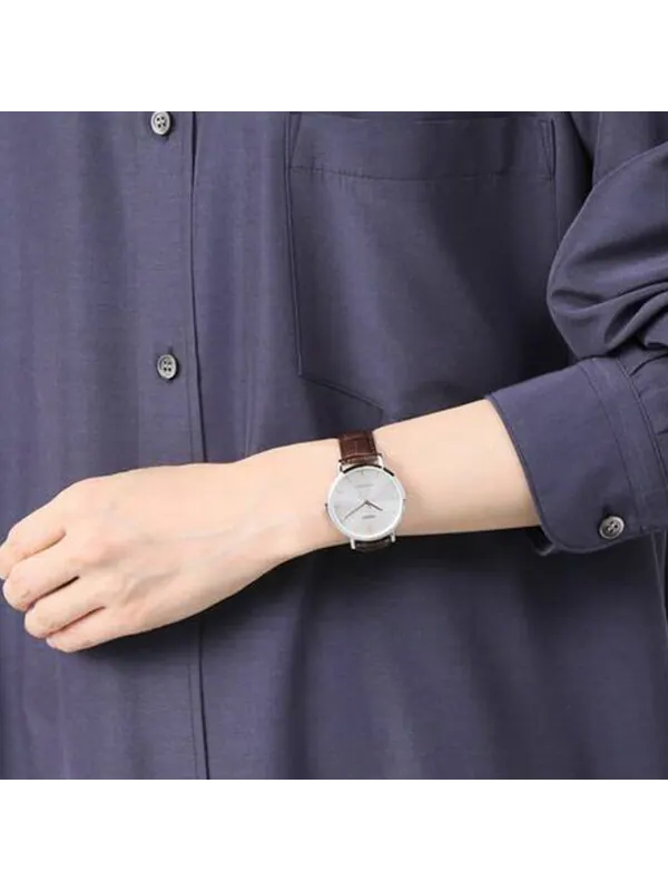 Часы CASIO Ladies Quartz Dark-Purple Brown Analog — изображение 4 из 4, оттенок коричневый