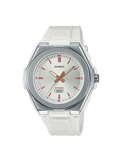 Часы CASIO Quartz Waterproof White Analog — изображение 1 из 4, оттенок белый