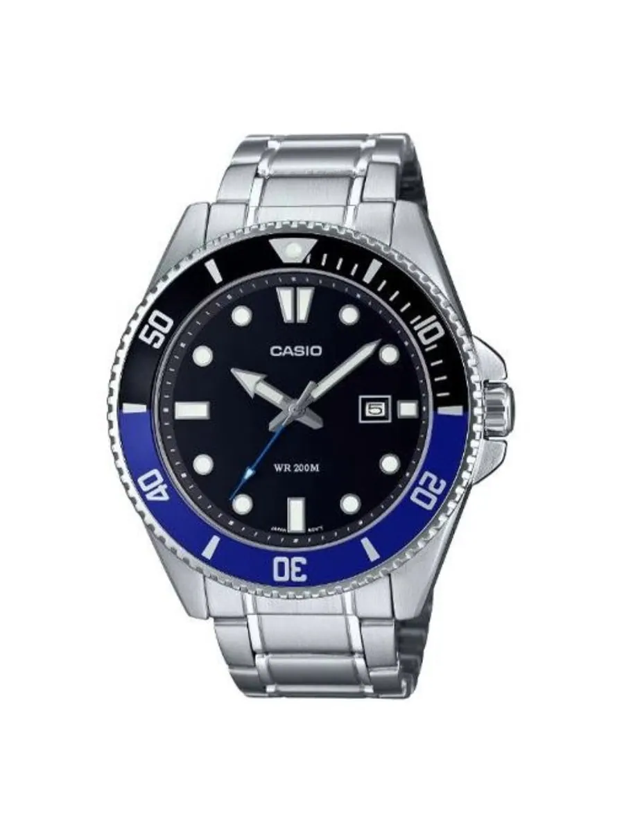 Часы CASIO V 'Silver Black' — изображение 1 из 1, оттенок серебряный