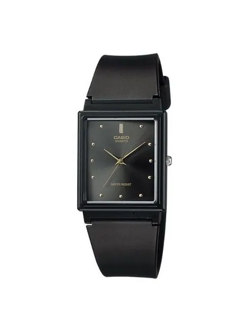 Часы CASIO Quartz Waterproof Black DialBlack Strap Mens BlackBlack Analog — изображение 1 из 3, оттенок черный