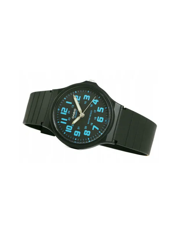 Часы CASIO Waterproof Quartz Mens Black Analog — изображение 2 из 4, оттенок черный
