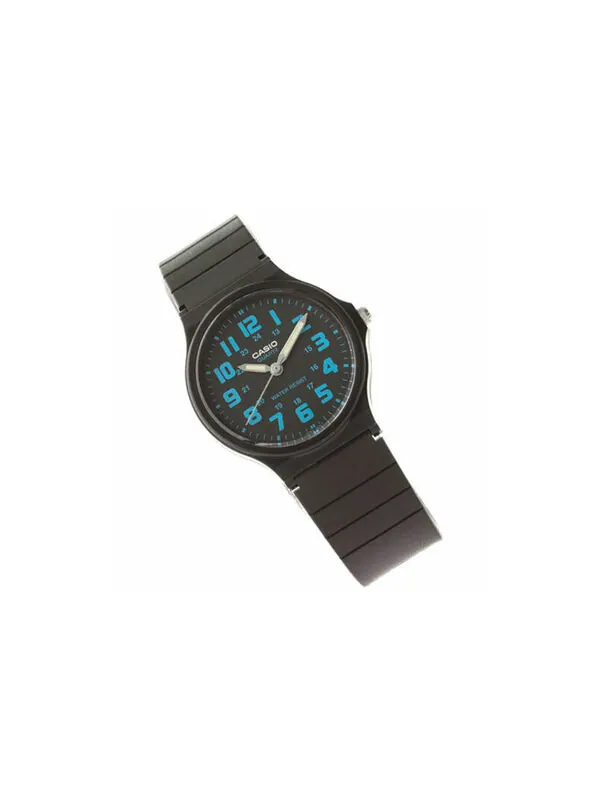 Часы CASIO Waterproof Quartz Mens Black Analog — изображение 3 из 4, оттенок черный