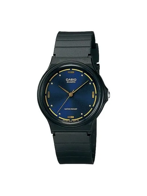 Часы CASIO Blue DialBlack Strap Unisex Blue DialBlack Strap BlueBlack Analog — изображение 1 из 4, оттенок сине-черный