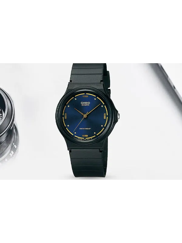 Часы CASIO Blue DialBlack Strap Unisex Blue DialBlack Strap BlueBlack Analog — изображение 2 из 4, оттенок сине-черный