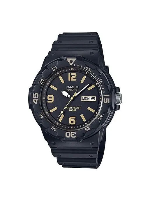 Часы Men's CASIO YOUTH Sports quartz Watch Mens Black Analog — изображение 1 из 4, оттенок черный