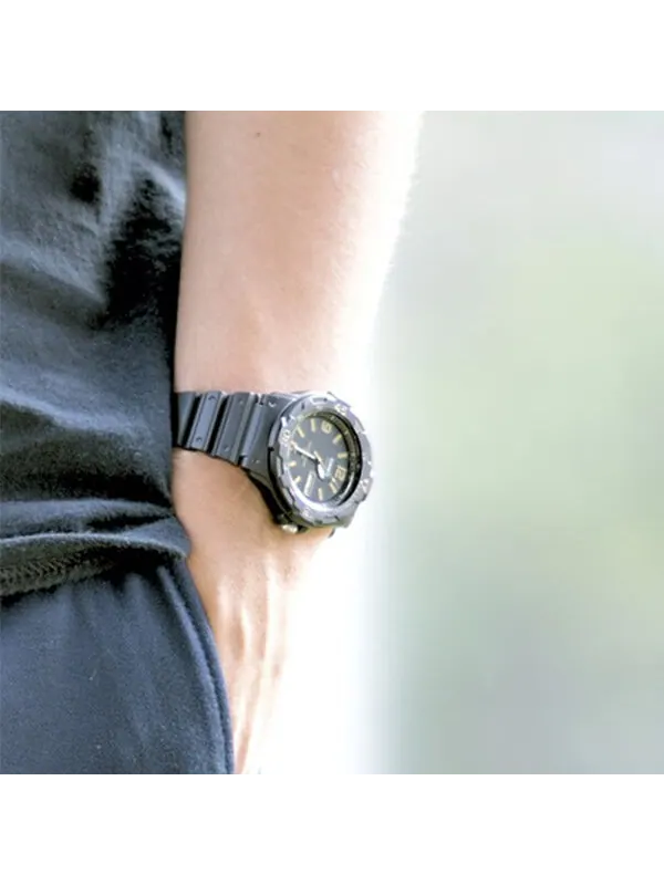 Часы Men's CASIO YOUTH Sports quartz Watch Mens Black Analog — изображение 3 из 4, оттенок черный