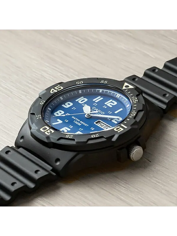 Часы CASIO DIVER LOOK Series Water Proof Waterproof Blue Analog — изображение 2 из 4, оттенок синий