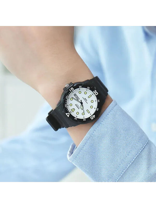 Часы CASIO Male YOUTH Japan / South Korea Fashion Sports White Dial Mens White Analog — изображение 2 из 2, оттенок белый
