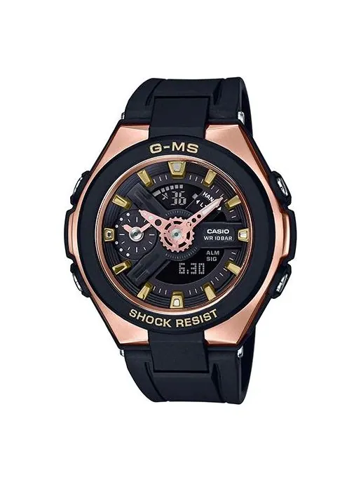 Casio Baby-G 'Black Rose Gold' — изображение 1 из 5, оттенок черный/золотистый
