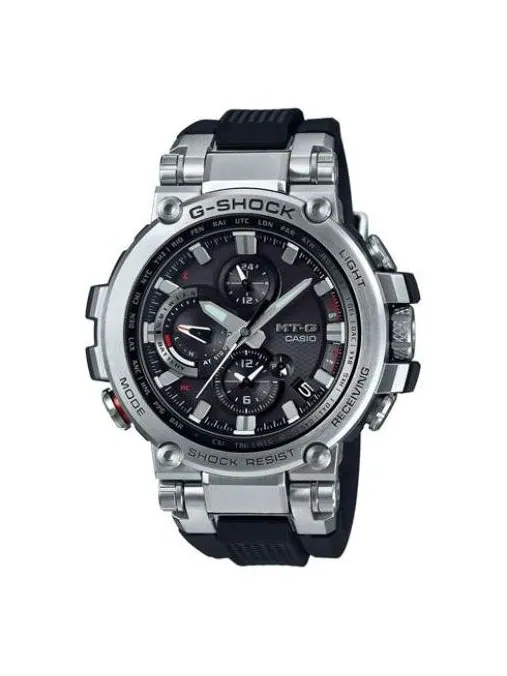 Часы CASIO G-Shock MT-G 'Black Silver' — изображение 1 из 6, оттенок черный серебристый