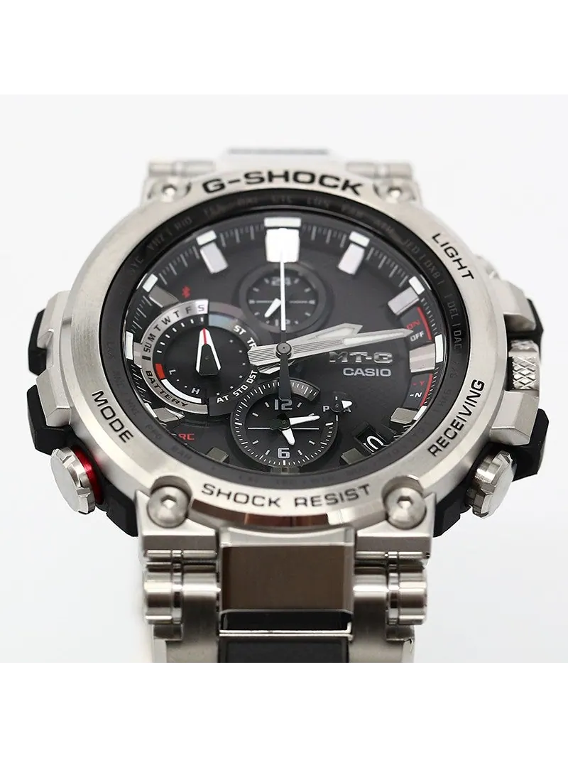 Часы CASIO G-Shock MT-G 'Black Silver' — изображение 5 из 6, оттенок черный серебристый