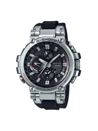 Часы CASIO G-Shock MT-G 'Black Silver' — изображение 1 из 4, оттенок черный серебристый