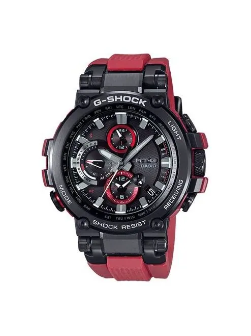Часы CASIO G-Shock MT-G 'Black Red' — изображение 1 из 4, оттенок красный/черный