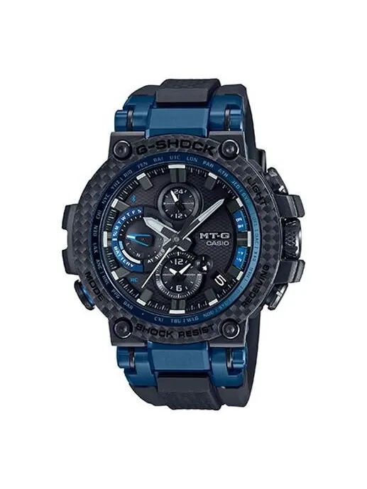 Часы CASIO G-Shock MT-G 'Black' — изображение 1 из 4, оттенок синий