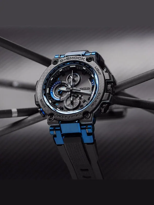 Часы CASIO G-Shock MT-G 'Black' — изображение 4 из 4, оттенок синий