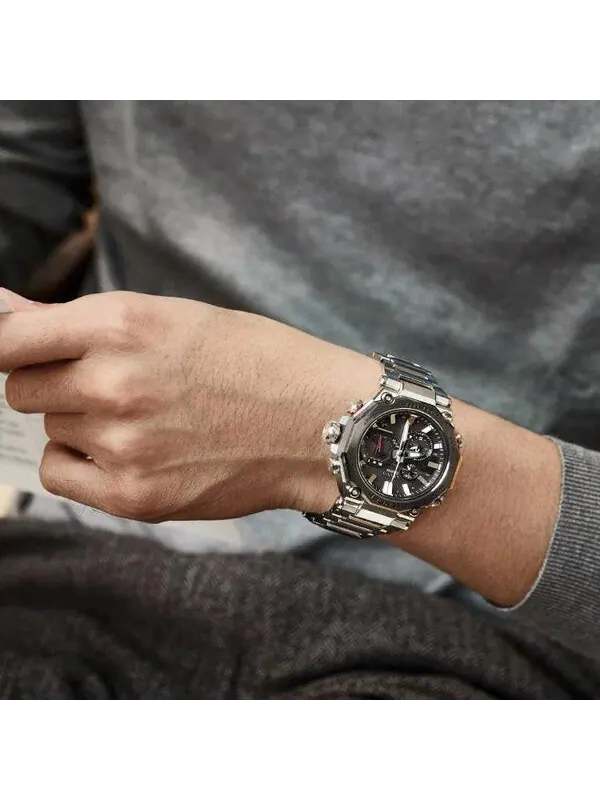 Часы CASIO G-Shock MT-G 'Silver' — изображение 4 из 4, оттенок черный