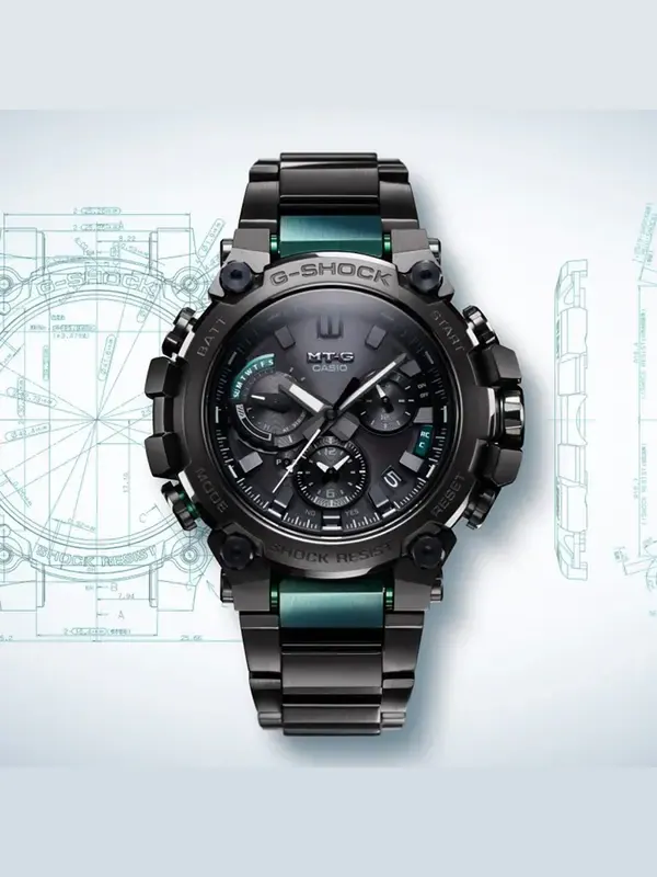 Часы CASIO G-Shock MT-G 'Black' — изображение 4 из 4, оттенок черный