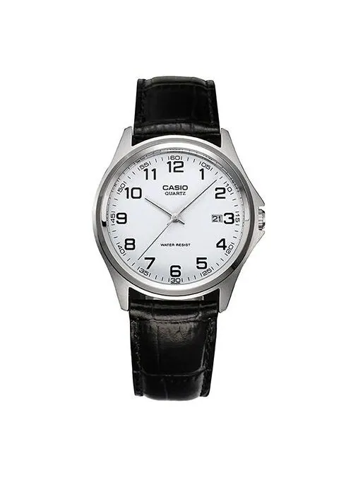 Часы CASIO Quartz Waterproof Mens Silver Analog — изображение 1 из 4, оттенок серебряный