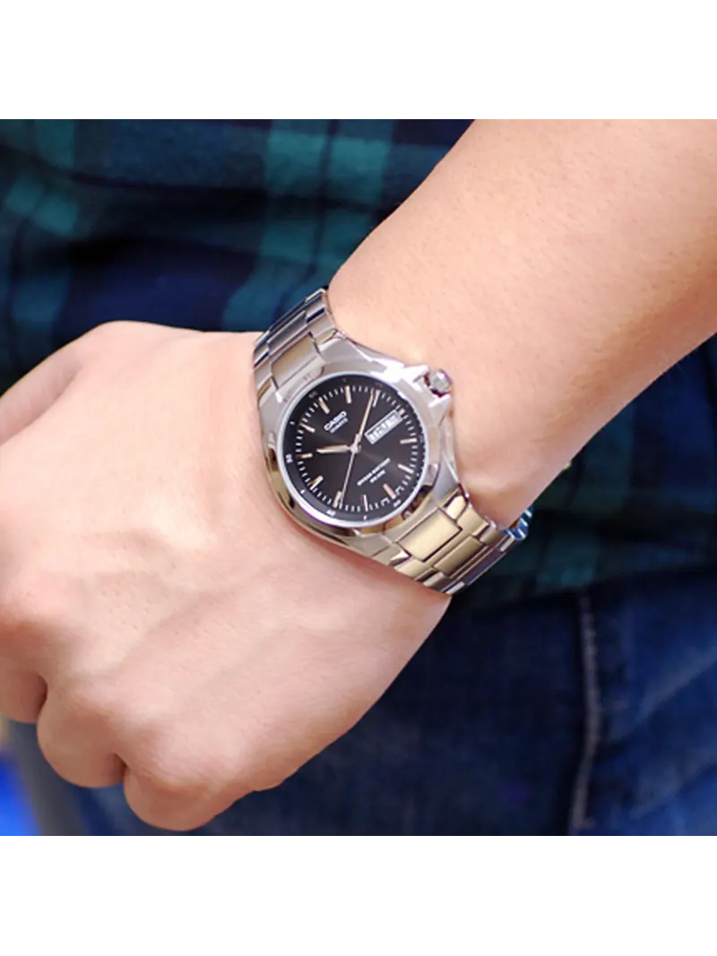 Наручные часы Casio MTP-1239D-1A — изображение 5 из 6, оттенок черный