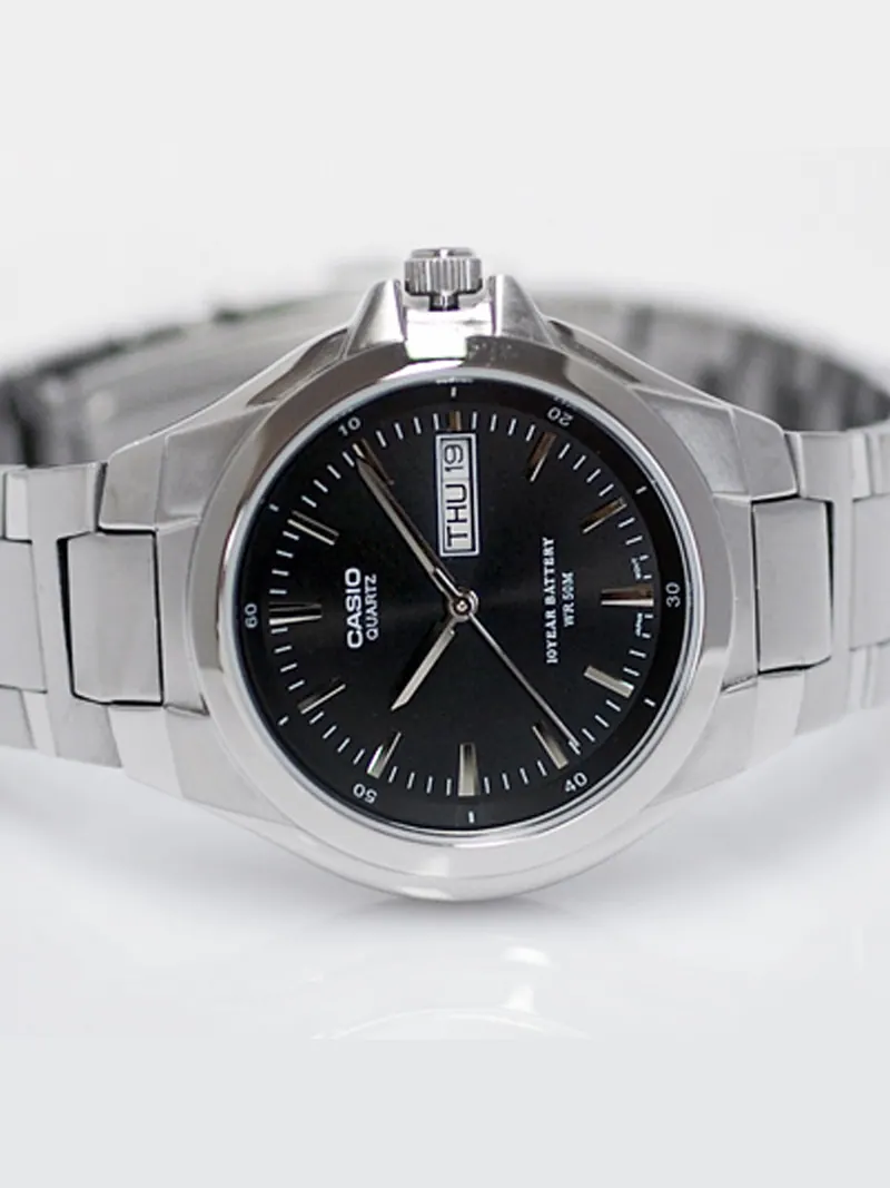 Наручные часы Casio MTP-1239D-1A — изображение 6 из 6, оттенок черный