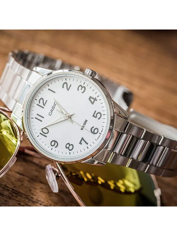 Часы Casio Influencer Analog Watch 'Silver White' — изображение 2 из 4, оттенок серебряный