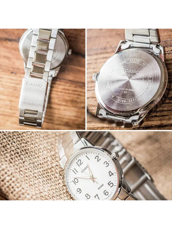 Часы Casio Influencer Analog Watch 'Silver White' — изображение 4 из 4, оттенок серебряный