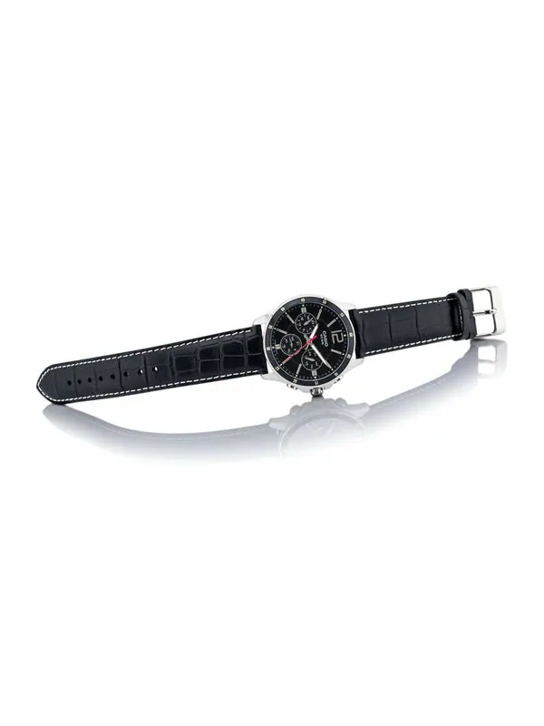 Часы CASIO Quartz Waterproof Mens Black Analog — изображение 3 из 4, оттенок черный