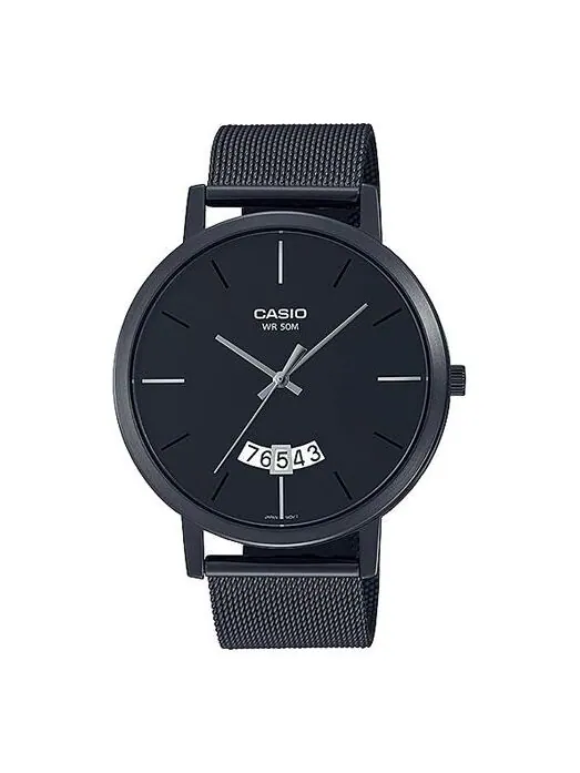 Часы CASIO Male DRESS Japan / South Korea Fashion Waterproof Mens Black Analog — изображение 1 из 4, оттенок черный