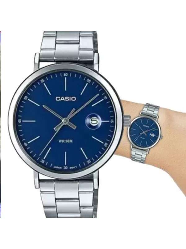 Часы CASIO Male DRESS Japan / South Korea Fashion Sports Blue Analog — изображение 2 из 4, оттенок синий