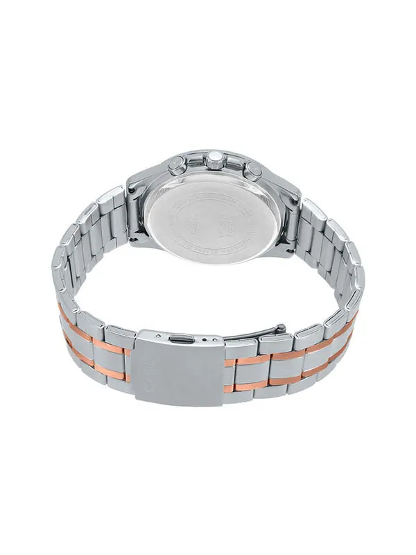 Часы CASIO Waterproof Quartz Mens Silver Analog — изображение 2 из 4, оттенок серебряный