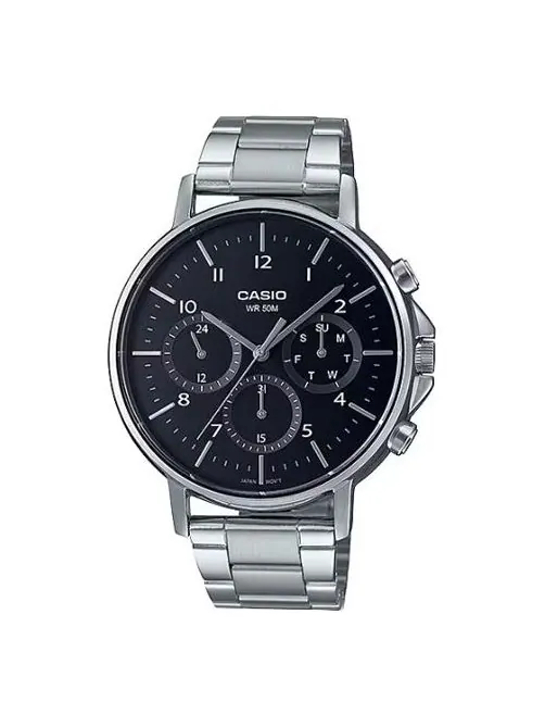 Часы analog 'silver' Casio — изображение 1 из 4, оттенок серебристый/черный