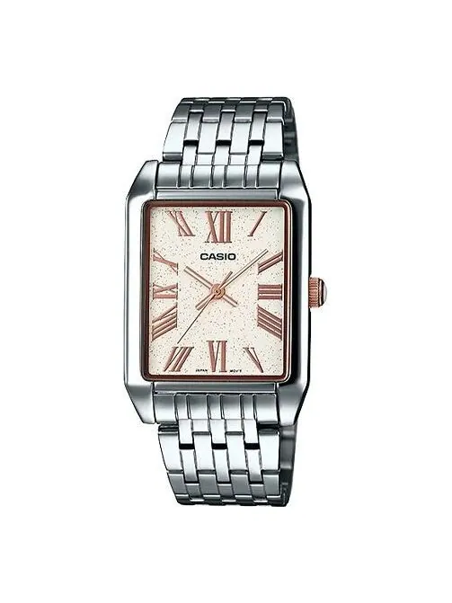 Часы Men's CASIO Waterproof Quartz Dial 30mm Stainless Steel Strap Watch Mens Silver Analog, цвет — изображение 1 из 4