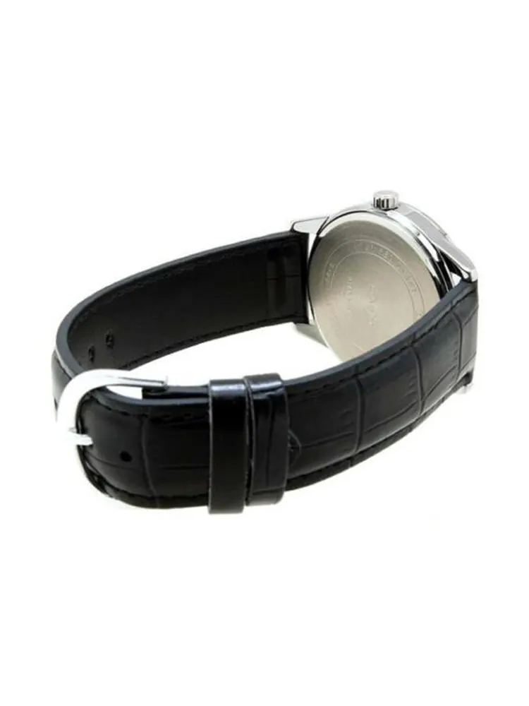 Часы Casio Analog, арт. MTP-V001L-1B — изображение 3 из 6, оттенок серебристый/черный
