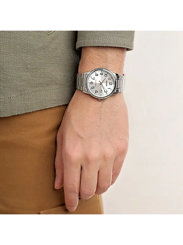 Часы CASIO DRESS Series Retro Sports Watch Silver Analog — изображение 2 из 2, оттенок серебряный