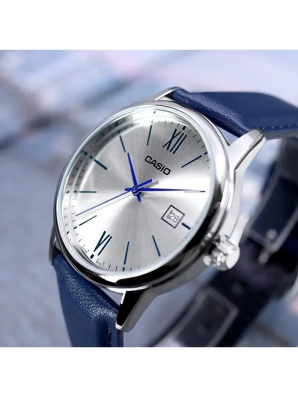 Часы CASIO Quartz Waterproof Mens Silver Analog — изображение 3 из 4, оттенок серебряный