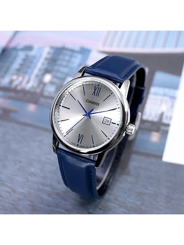 Часы CASIO Quartz Waterproof Mens Silver Analog — изображение 4 из 4, оттенок серебряный