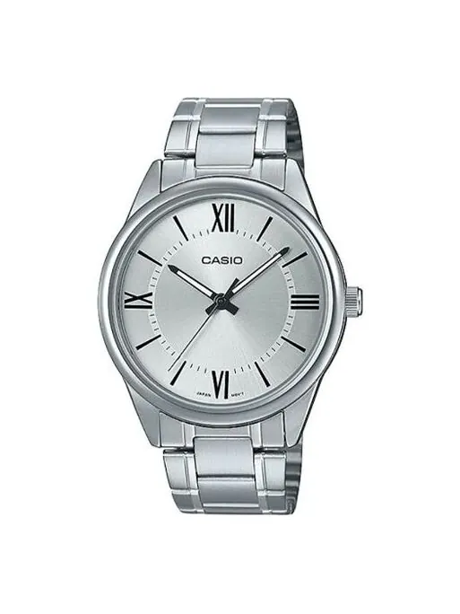Часы Men's CASIO DRESS Series Classic Minimalistic Small Retro Business Watch Mens Silver Analog — изображение 1 из 2