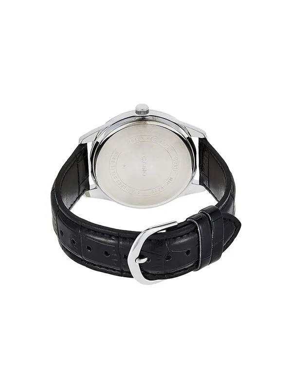 Часы CASIO Vintage Belt QuartzWatch White Men's Waterproof Mens Black Analog — изображение 2 из 2, оттенок черный