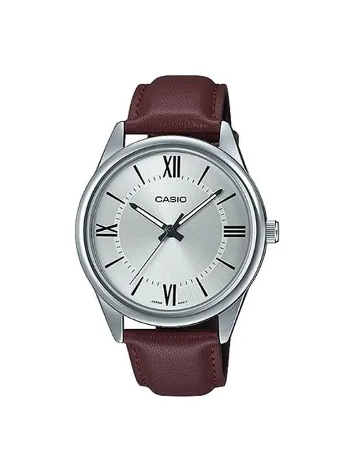 Часы CASIO DRESS Series Vintage Businesses Men's Mens Silver Analog — изображение 1 из 4, оттенок серебряный