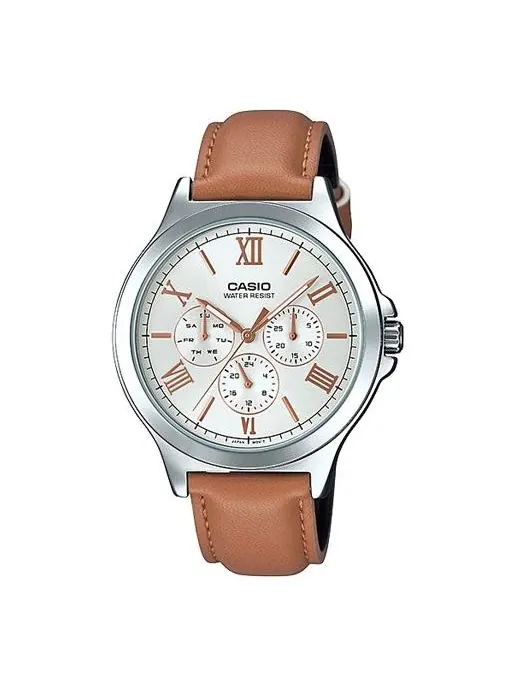 Часы CASIO ENTICER SERISESeries Men'ses Mens Silver Analog — изображение 1 из 3, оттенок серебряный