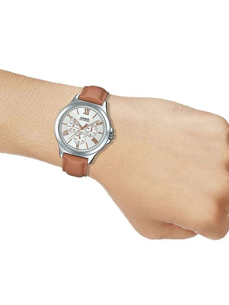 Часы CASIO ENTICER SERISESeries Men'ses Mens Silver Analog — изображение 2 из 3, оттенок серебряный