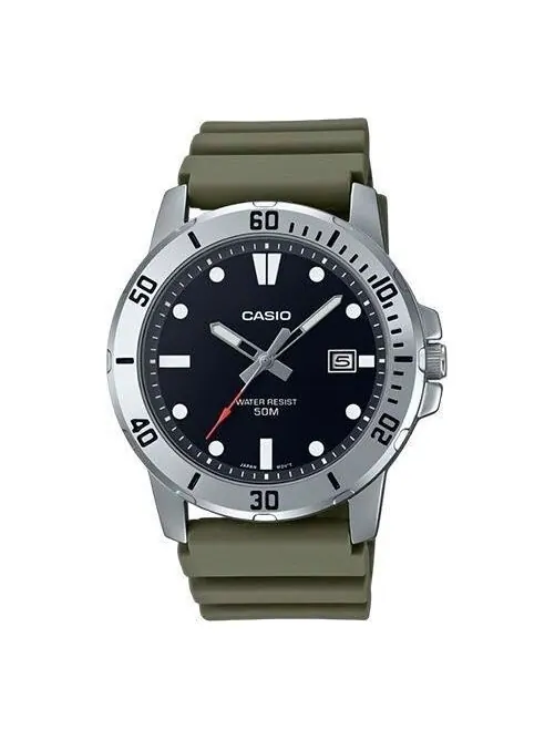 Часы analog 'olive green' Casio — изображение 1 из 4