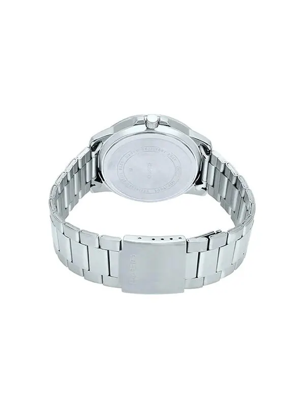 Часы CASIO Stainless Steel Strap Mens SilverBlack Analog — изображение 2 из 4, оттенок черный