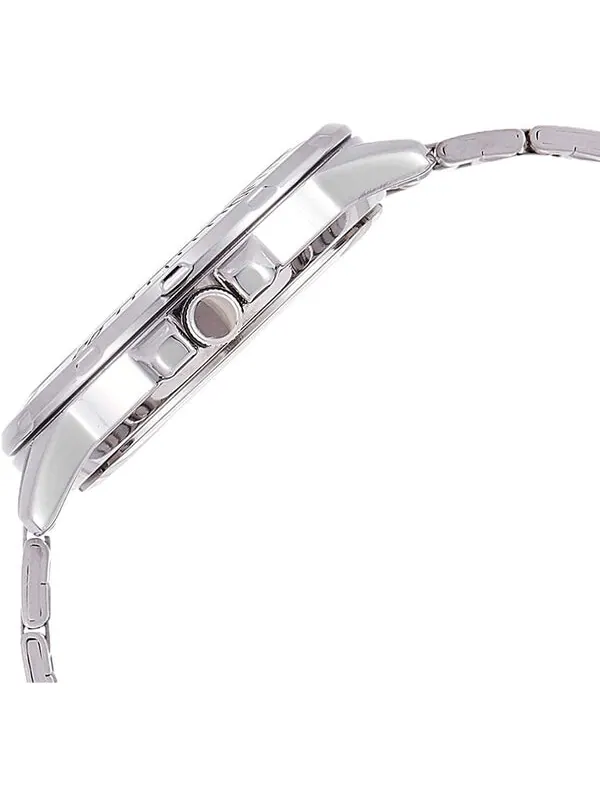 Часы CASIO Stainless Steel Strap Unisex Mens Silver Analog — изображение 3 из 3, оттенок серебряный